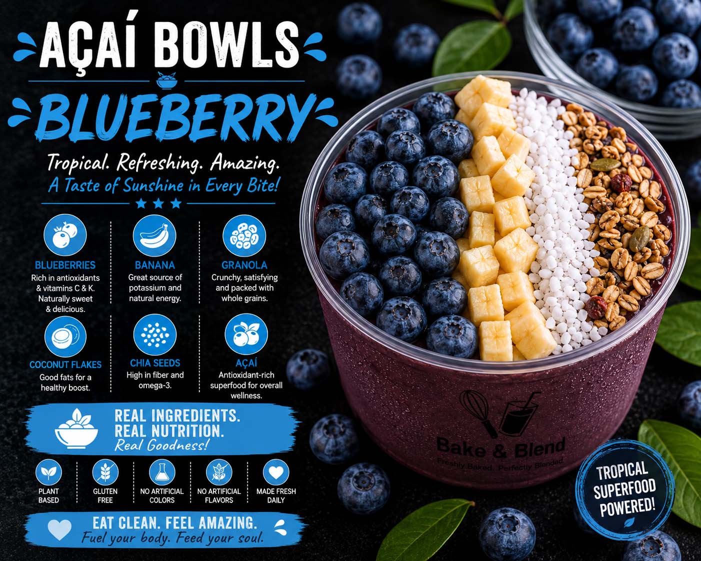 Blueberry Acai Bowl