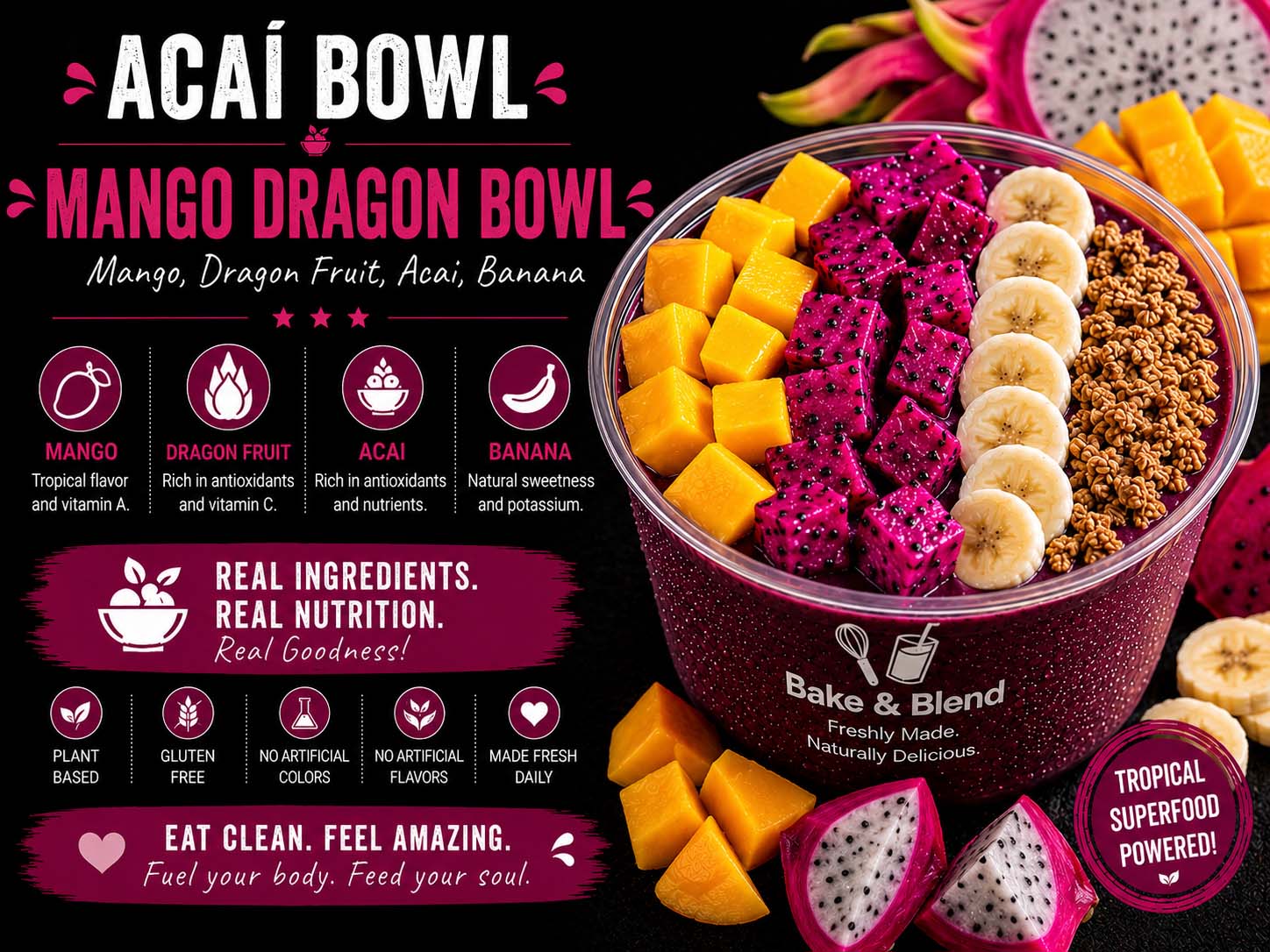 MANGO DRAGON BOWL