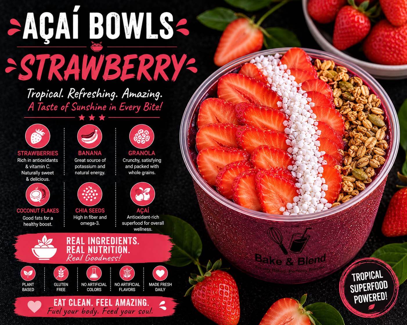 Strawberry Acai Bowl